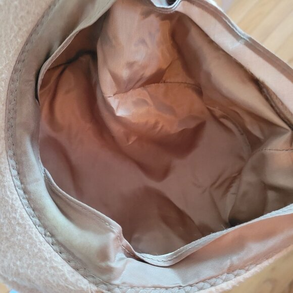 Vintage Beige Wool Flat Cap Large - Picture 5 of 5